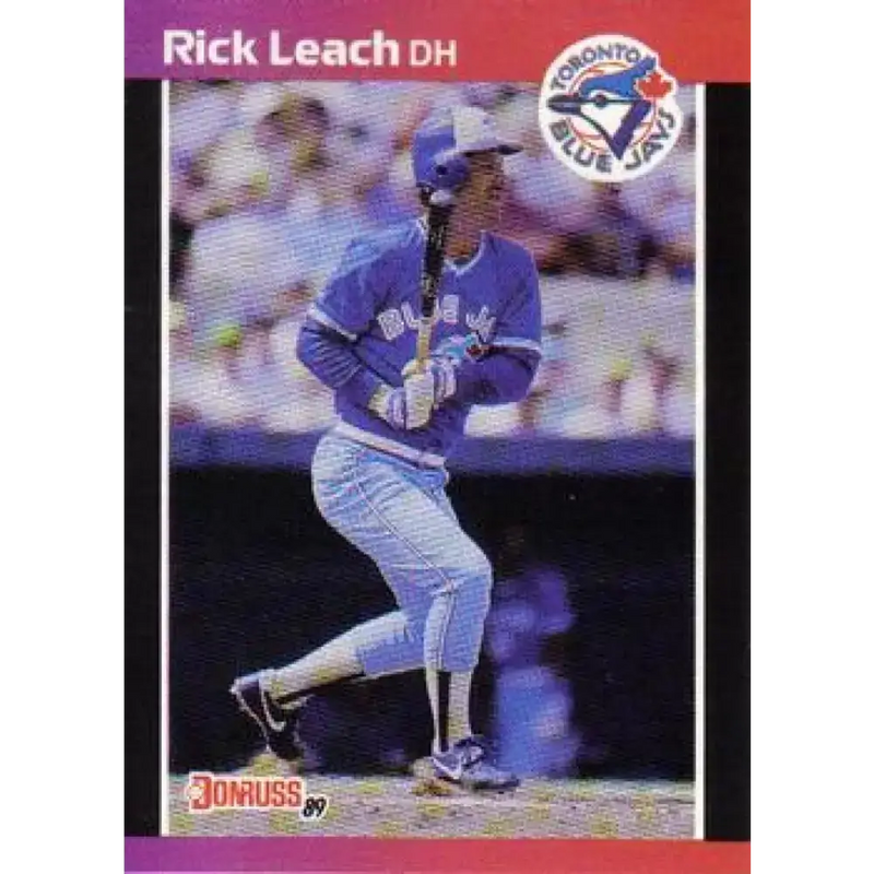 1989 Donruss #638 Rick Leach NM-MT Toronto Blue Jays Baseball Card - Baseball Card Single