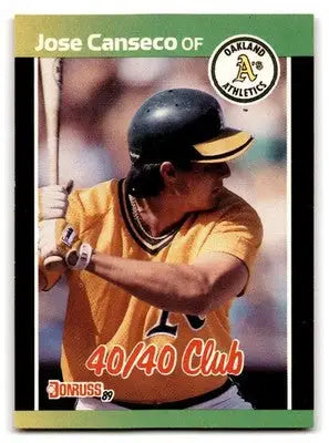 1989 Donruss #643 Jose Canseco - Baseball Card Single
