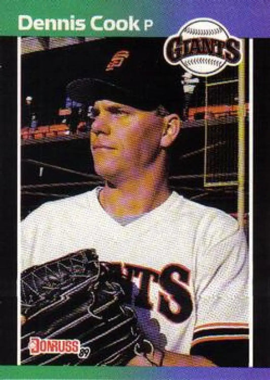 1989 Donruss #646b Dennis Cook NM Near Mint RC Rookie Giants ID:81473 - Baseball Card Single