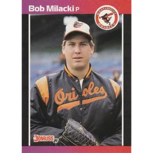 1989 Donruss #651 Bob Milacki NM-MT RC Rookie Baltimore Orioles Baseball Card