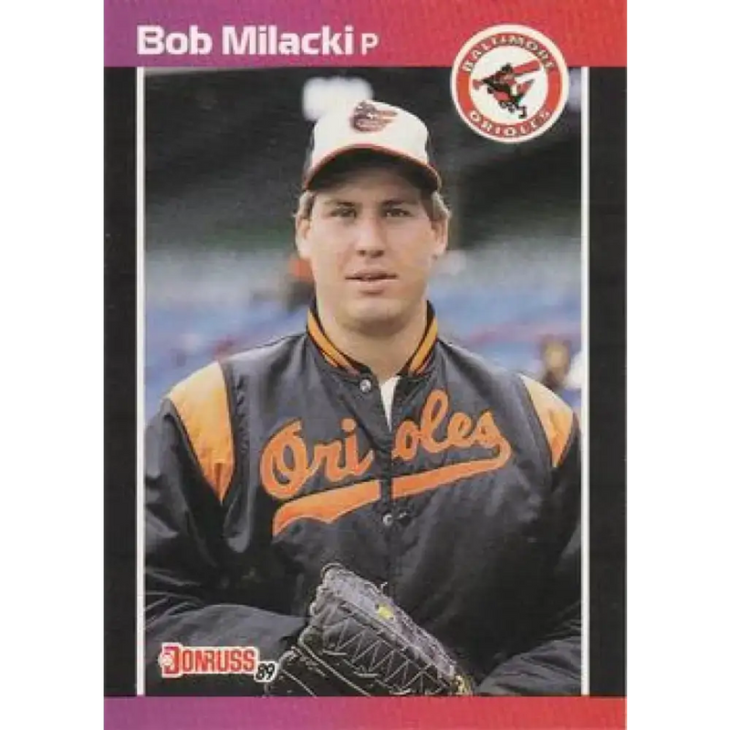 1989 Donruss #651 Bob Milacki NM-MT RC Rookie Baltimore Orioles Baseball Card - Baseball Card Single