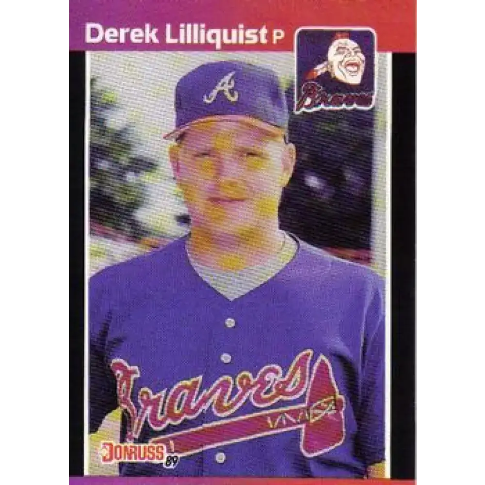 1989 Donruss #653 Derek Lilliquist NM-MT RC Rookie Atlanta Braves Baseball Card