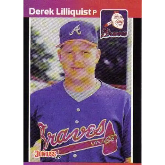 1989 Donruss #653 Derek Lilliquist NM-MT RC Rookie Atlanta Braves Baseball Card