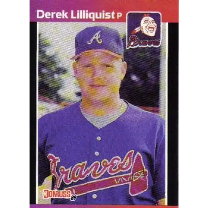 1989 Donruss #653 Derek Lilliquist NM-MT RC Rookie Atlanta Braves Baseball Card - Baseball Card Single