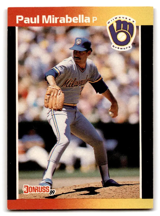 1989 Donruss #654 Paul Mirabella - Baseball Card Single