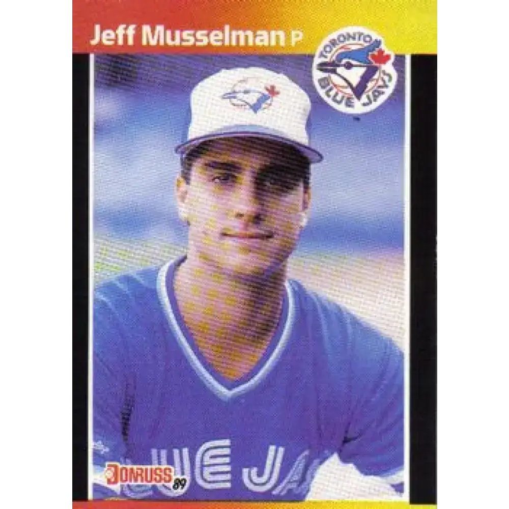 1989 Donruss #656 Jeff Musselman NM-MT Toronto Blue Jays Baseball Card - Baseball Card Single
