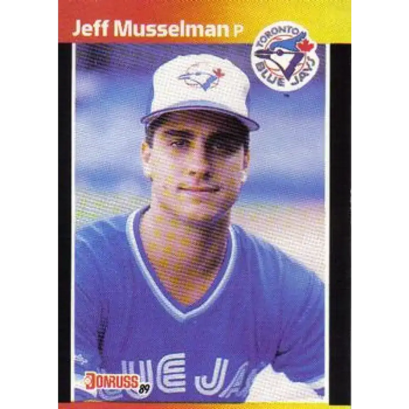 1989 Donruss #656 Jeff Musselman NM-MT Toronto Blue Jays Baseball Card - Baseball Card Single
