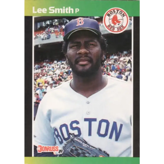 1989 Donruss #66 Lee Smith NM-MT Boston Red Sox Baseball Card - Baseball Card Single