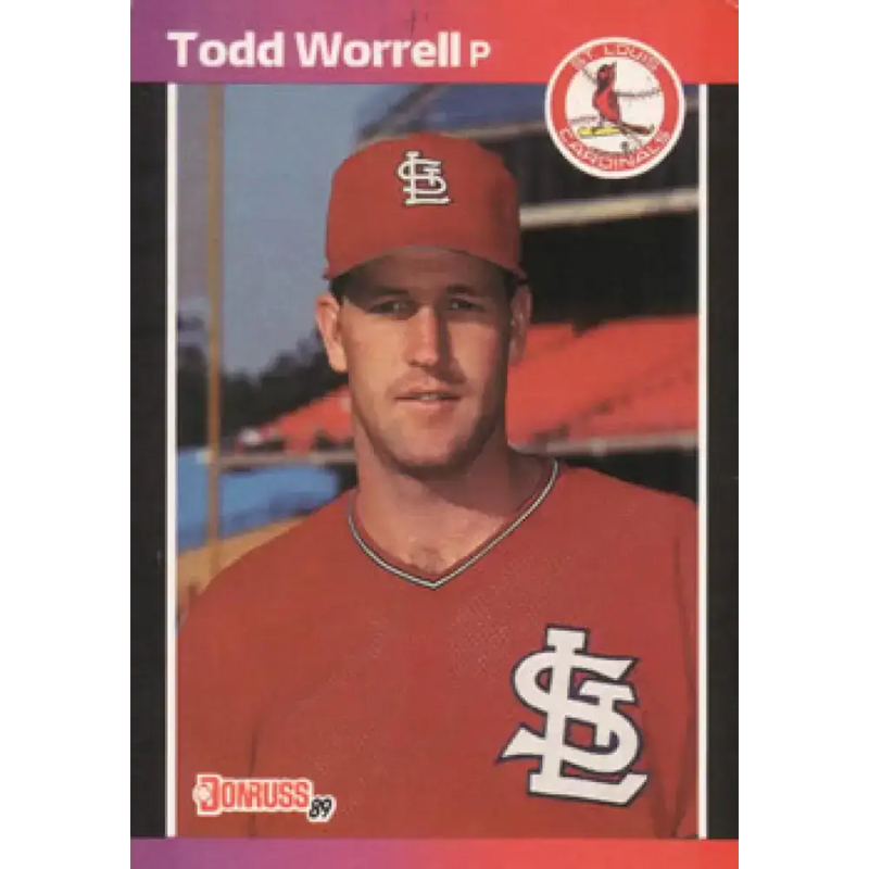 1989 Donruss #82 Todd Worrell NM-MT St. Louis Cardinals Baseball Card - Baseball Card Single
