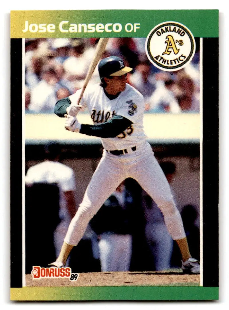 1989 Donruss #91d Jose Canseco - Baseball Card Single