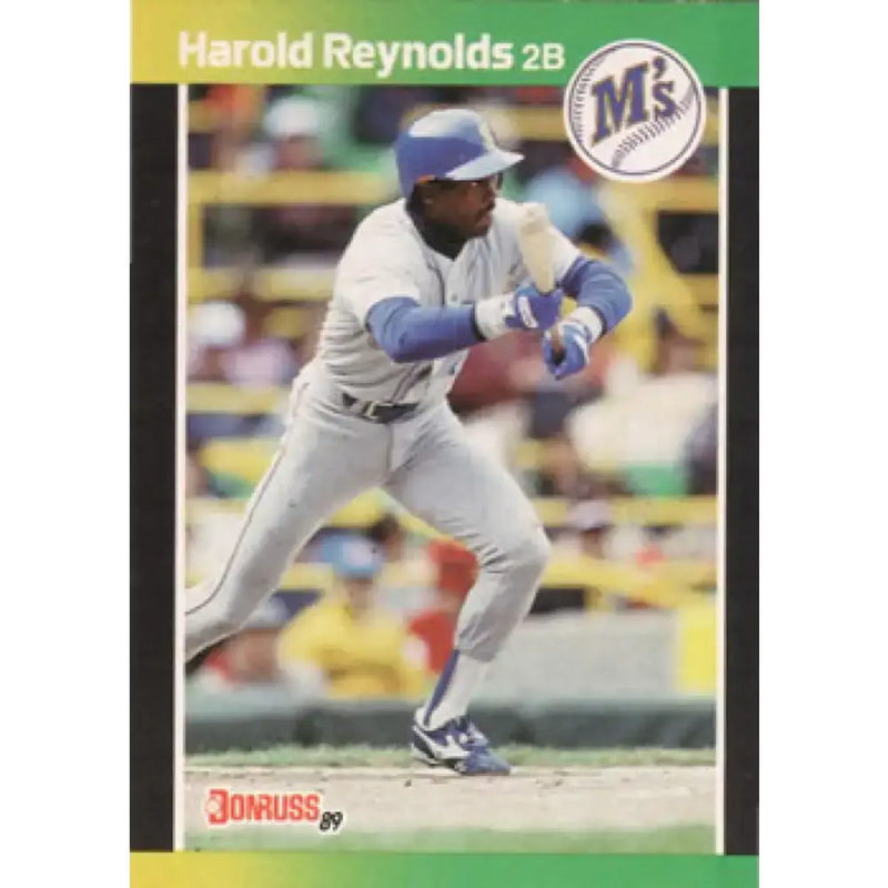1989 Donruss #93 Harold Reynolds NM-MT Seattle Mariners Baseball Card - Baseball Card Single