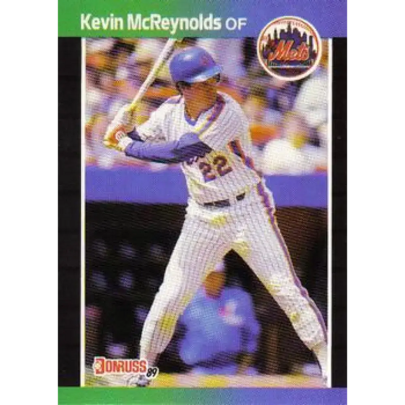 1989 Donruss #99 Kevin McReynolds NM-MT New York Mets Baseball Card - Baseball Card Single