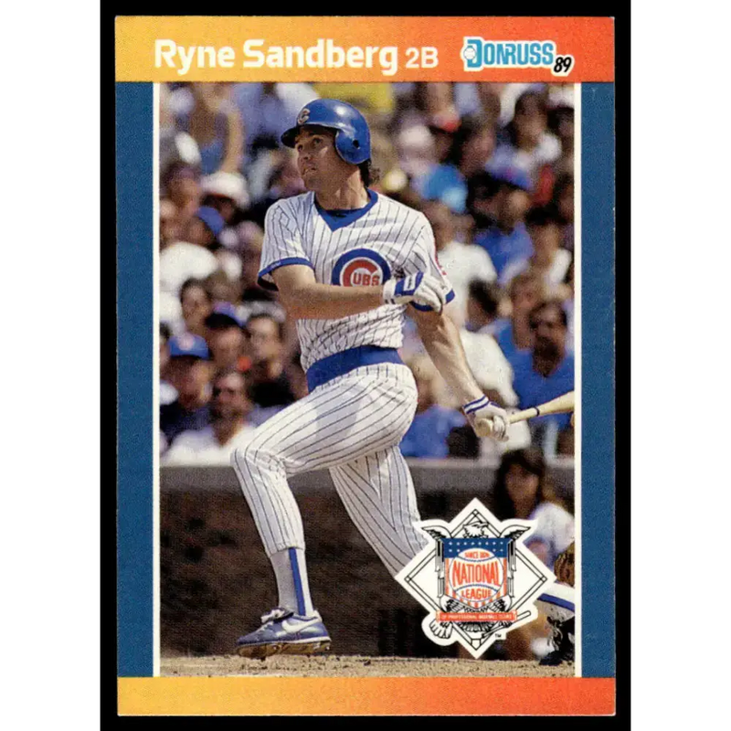 1989 Donruss All-Stars #35 Ryne Sandberg EX Chicago Cubs Baseball Card - Baseball Card Single