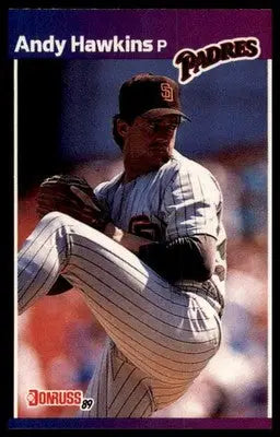 1989 Donruss Andy Hawkins 583 San Diego Padres NM - Baseball Card Single