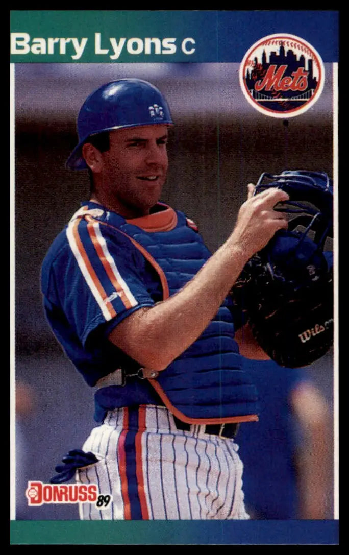 1989 Donruss Barry Lyons 572 New York Mets NM - Baseball Card Single