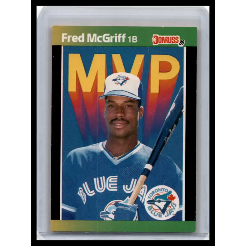 1989 Donruss #BC-19d Fred McGriff NM-MT Toronto Blue Jays Baseball Card - Baseball Card Single