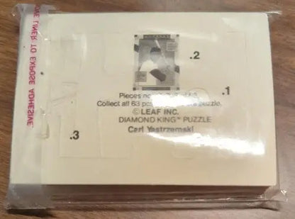 Sealed Diamond King puzzle featuring Donruss Carl Yastrzemski collectible image