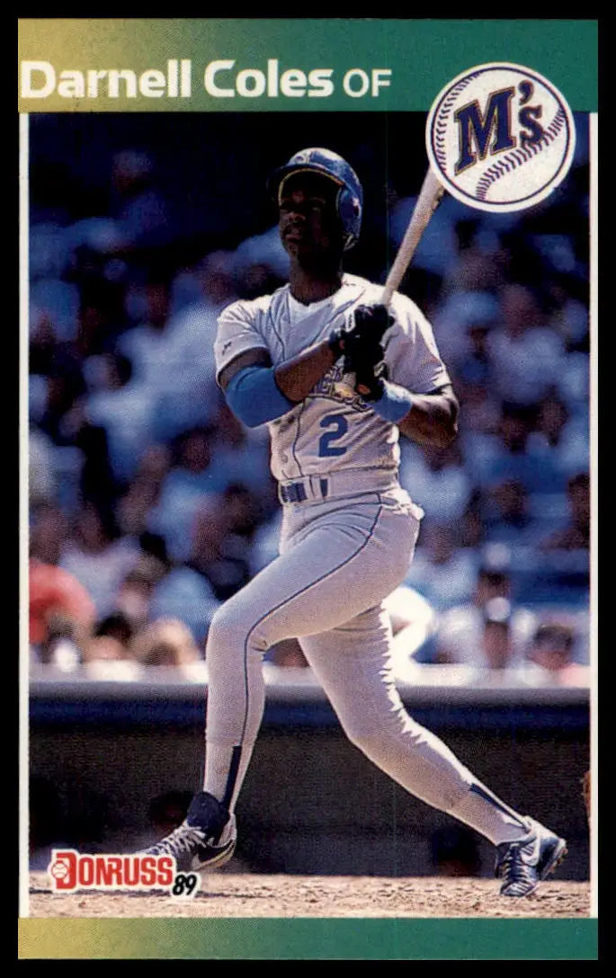 1989 Donruss Darnell Coles 566 Seattle Mariners NM - Baseball Card Single