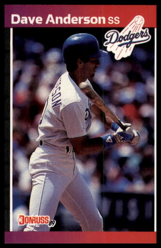 1989 Donruss Dave Anderson 434 Los Angeles Dodgers NM - Baseball Card Single