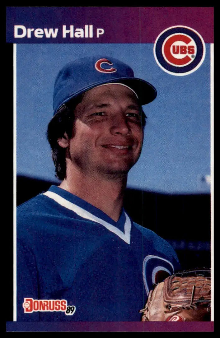 1989 Donruss Drew Hall 522 Chicago Cubs NM