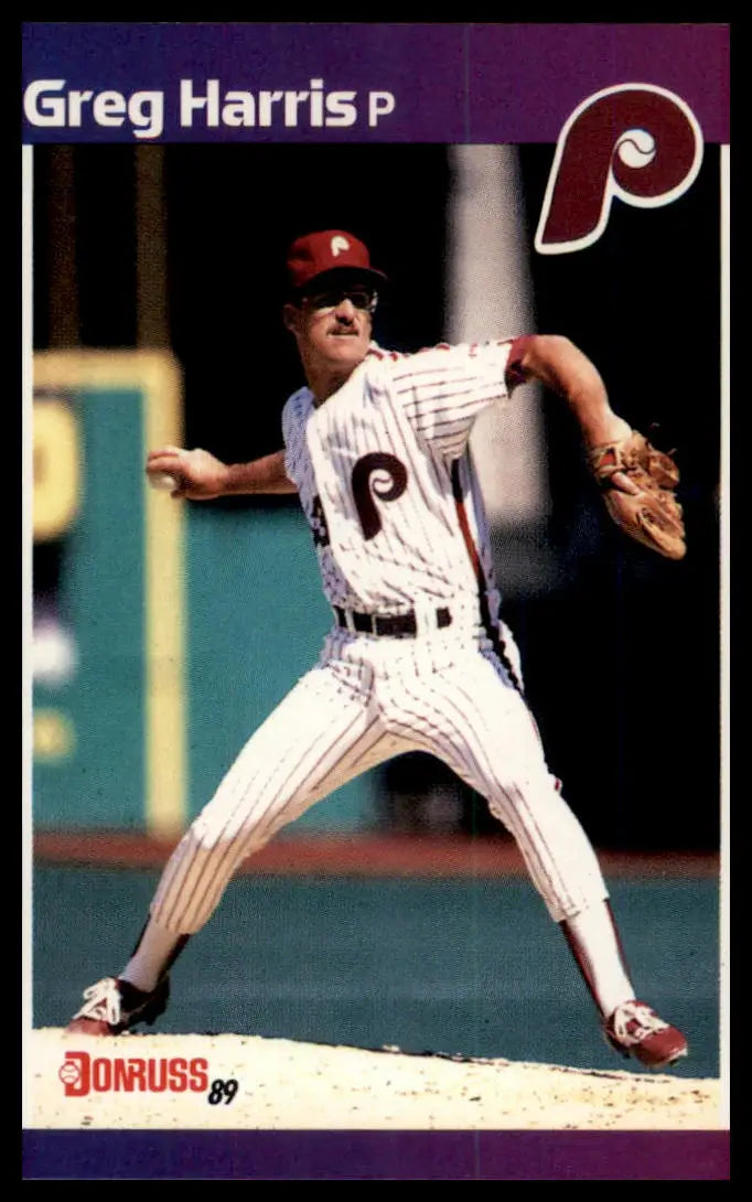 1989 Donruss Greg Harris 548 Philadelphia Phillies NM