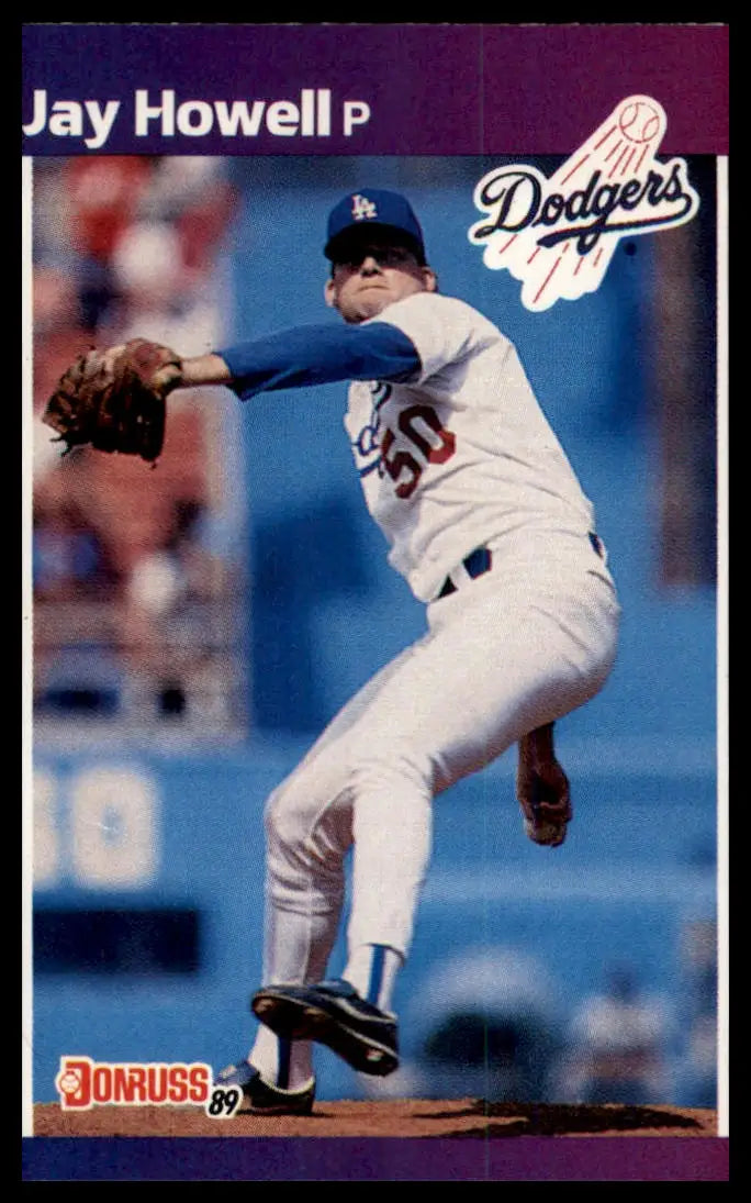 1989 Donruss Jay Howell 610 Los Angeles Dodgers NM - Baseball Card Single