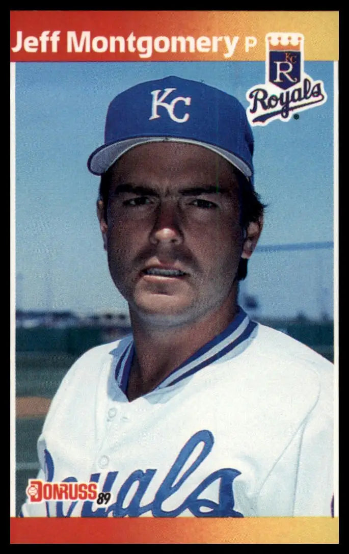 1989 Donruss Jeff Montgomery 440 Kansas City Royals NM - Baseball Card Single