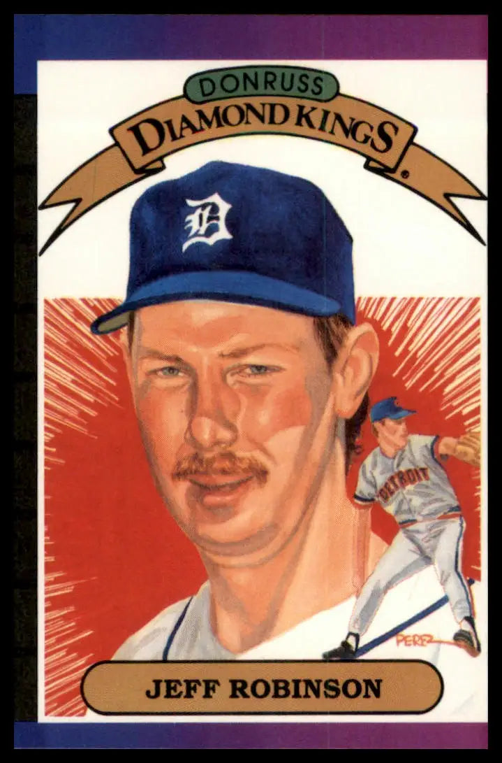 1989 Donruss Jeff Robinson 18 Detroit Tigers NM - Baseball Card Single