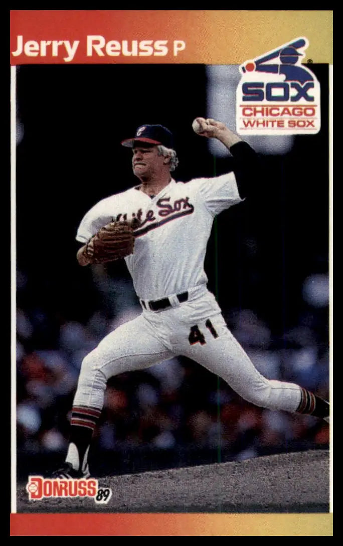 1989 Donruss Jerry Reuss 413 Chicago White Sox NM - Baseball Card Single