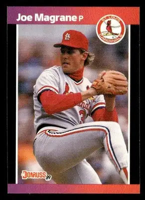 1989 Donruss Joe Magrane #201 St. Louis Cardinals - Baseball Card Single
