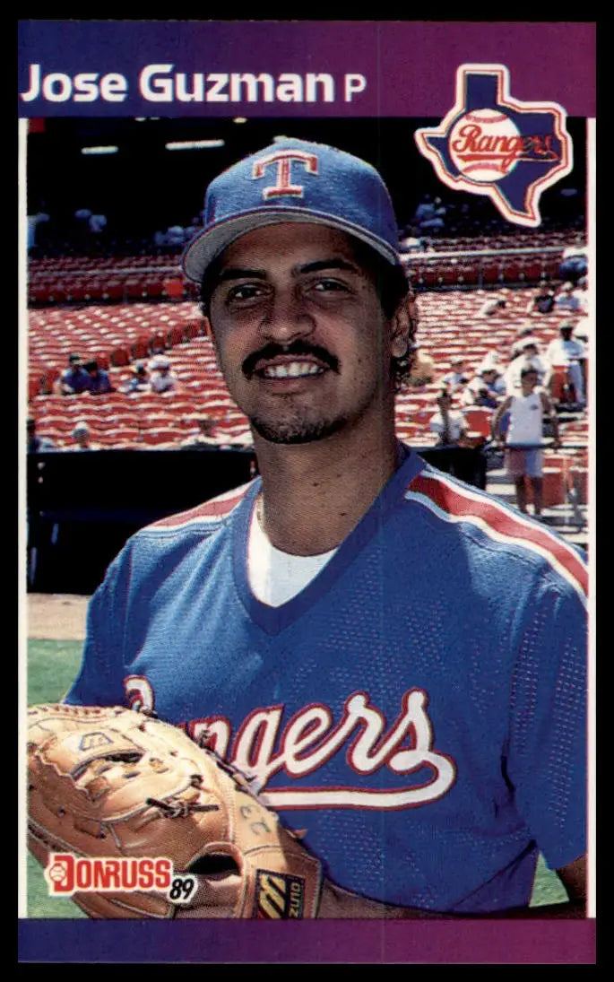 1989 Donruss Jose Guzman 284 Texas Rangers NM - Baseball Card Single