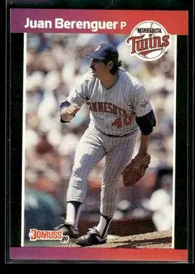 1989 Donruss Juan Berenguer #81 Minnesota Twins - Baseball Card Single