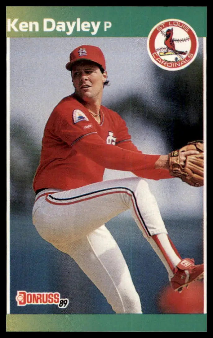1989 Donruss Ken Dayley 299 St. Louis Cardinals NM - Baseball Card Single