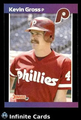 1989 Donruss KEVIN GROSS #194 [Base] Philadelphia Phillies - Baseball Card Single