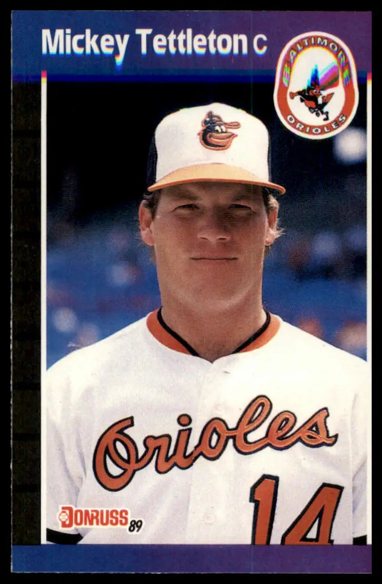 1989 Donruss Mickey Tettleton 401 Baltimore Orioles NM - Baseball Card Single