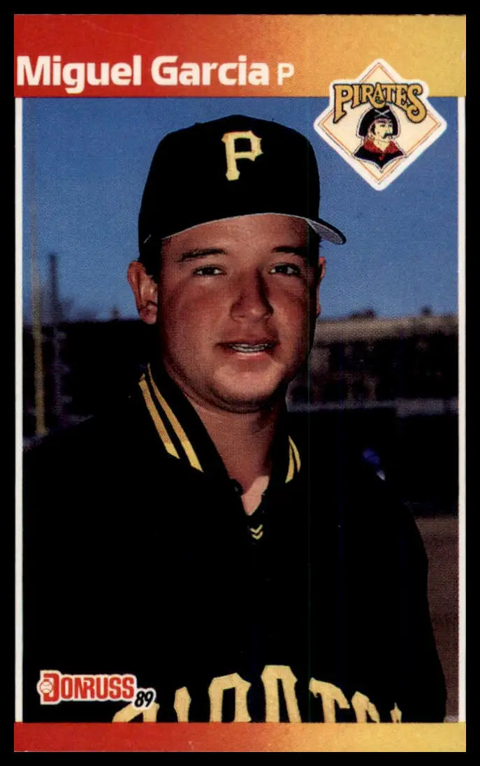 1989 Donruss Miguel Garcia RC 622 Pittsburgh Pirates NM - Baseball Card Single