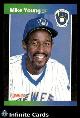1989 Donruss MIKE YOUNG #632 [Base] Milwaukee Brewers
