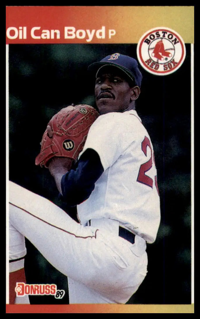 1989 Donruss Oil Can Boyd 476 Boston Red Sox NM - Baseball Card Single