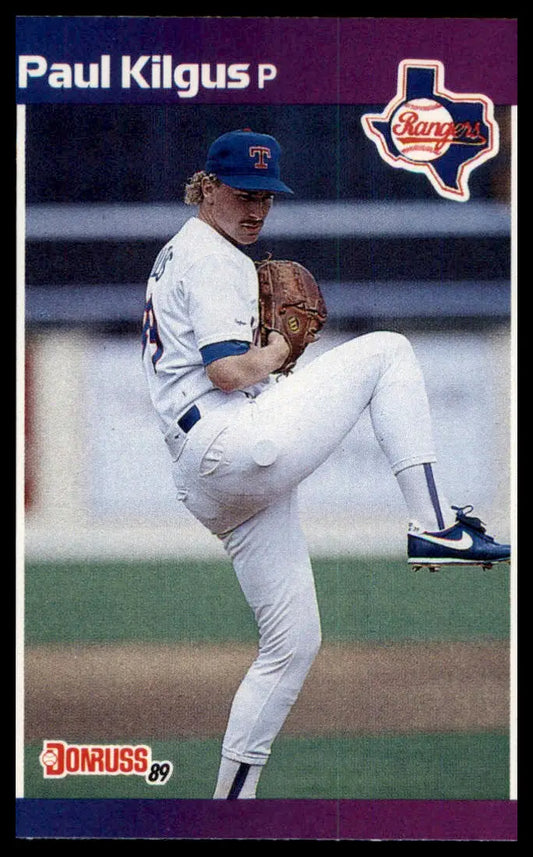1989 Donruss Paul Kilgus 283 Texas Rangers NM - Baseball Card Single