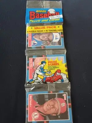 1989 Donruss rack packs. Lot of 3. Possible Ken Griffey Jr. (RC) EX+ - NRMT - Baseball Card Box