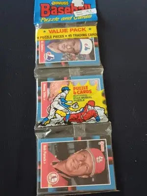 1989 Donruss rack packs. Lot of 3. Possible Ken Griffey Jr. (RC) EX+ - NRMT - Baseball Card Box