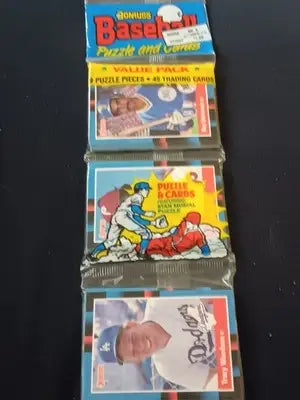1989 Donruss rack packs. Lot of 3. Possible Ken Griffey Jr. (RC) EX+ - NRMT - Baseball Card Box
