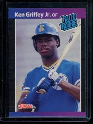 1989 Donruss Rated Rookie Ken Griffey Jr. #33 Rated Rookie Baseball