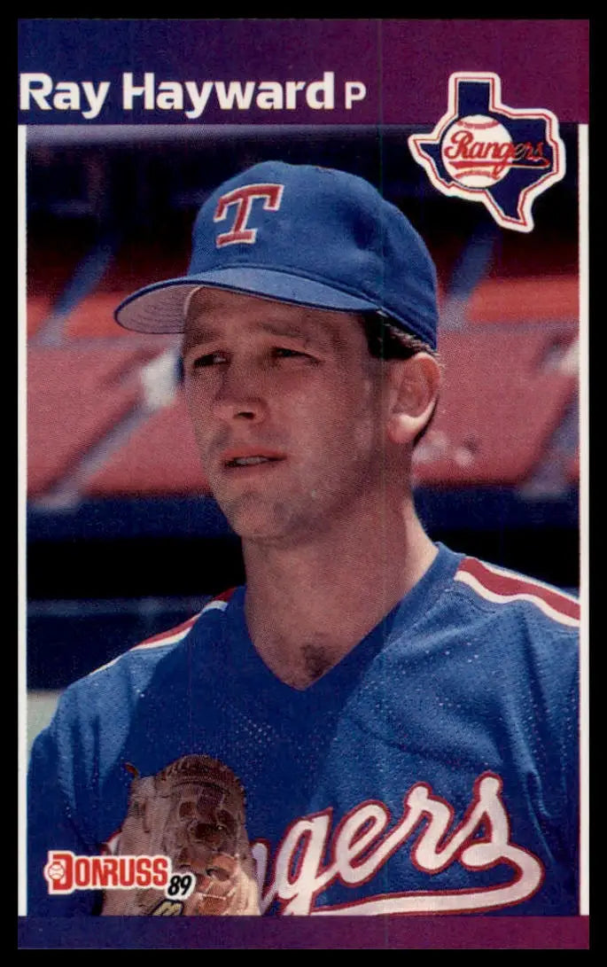 1989 Donruss Ray Hayward 521 Texas Rangers NM - Baseball Card Single