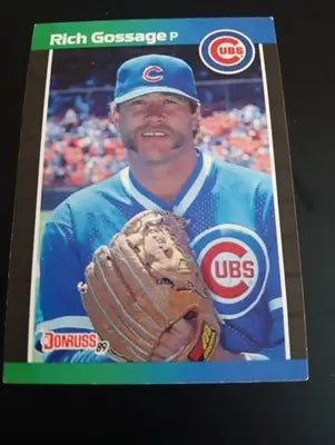 1989 Donruss - Rich Gossage #158. Chicago Cubs. NRMT+ - Baseball Card Single