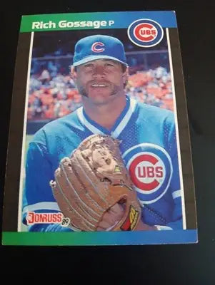 1989 Donruss - Rich Gossage #158. Chicago Cubs. NRMT+ - Baseball Card Single