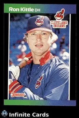 1989 Donruss RON KITTLE #428 [Base] Cleveland Indians - Baseball Card Single