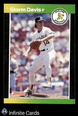 1989 Donruss STORM DAVIS #210 [Base] Oakland Athletics
