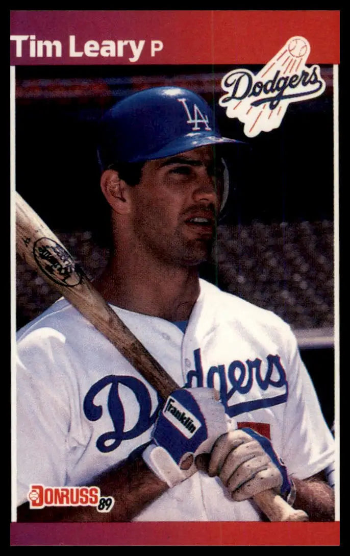 1989 Donruss Tim Leary 552 Los Angeles Dodgers NM - Baseball Card Single