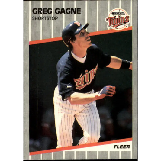 1989 Fleer #111 Greg Gagne EX Excellent Minnesota Twins Baseball Card